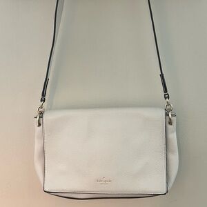 Kate Spade Medium Leather Shoulder Purse White